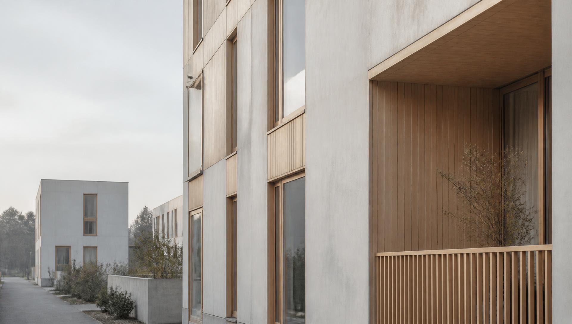 Nordisk arkitektur i mjukt ljus